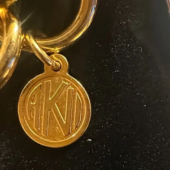 Anne Klein Gold and Black Square Necklace - Picture 4 of 4